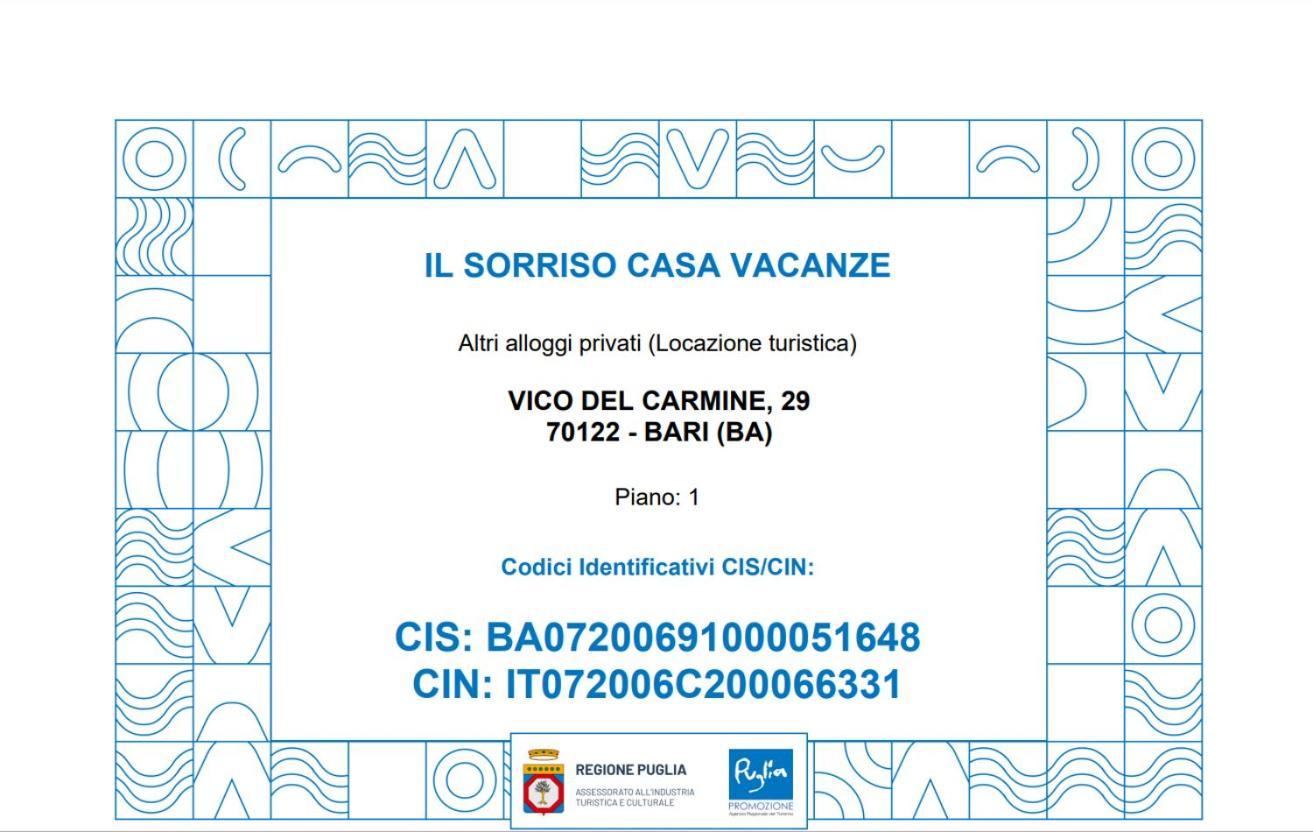 Il Sorriso Casa Vacanze Bari Exterior photo